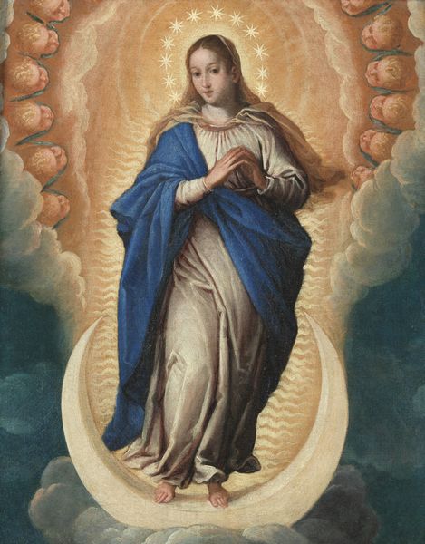 ARTISTA DEL XVII SECOLO : Madonna Immacolata  - Asta Asta 360 | ARTE ANTICA E DEL XIX SECOLO - Dipinti antichi e antiquariato Tradizionale - Associazione Nazionale - Case d'Asta italiane