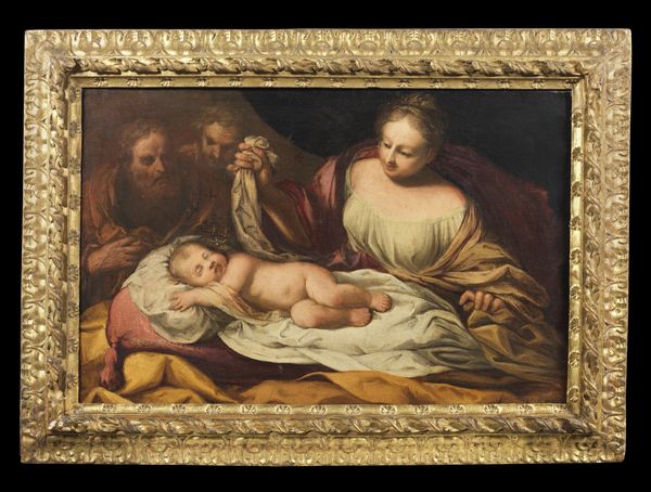 ARTISTA LOMBARDO DEL XVII SECOLO : Madonna con Bambino e San Giuseppe  - Asta Asta 360 | ARTE ANTICA E DEL XIX SECOLO - Dipinti antichi e antiquariato Tradizionale - Associazione Nazionale - Case d'Asta italiane