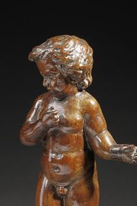 SCULTORE DEL XVII-XVIII SECOLO : Coppia di putti in legno intagliato  - Asta Asta 360 | ARTE ANTICA E DEL XIX SECOLO - Dipinti antichi e antiquariato Tradizionale - Associazione Nazionale - Case d'Asta italiane