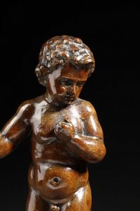 SCULTORE DEL XVII-XVIII SECOLO : Coppia di putti in legno intagliato  - Asta Asta 360 | ARTE ANTICA E DEL XIX SECOLO - Dipinti antichi e antiquariato Tradizionale - Associazione Nazionale - Case d'Asta italiane