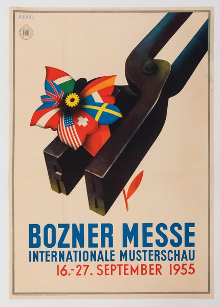 ,Mario Puppo : Bozner Messe Internationale Musterschau  - Asta Manifesti d'epoca - Associazione Nazionale - Case d'Asta italiane