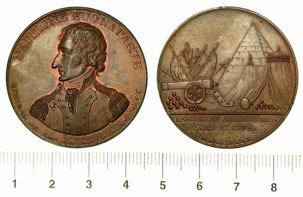 SBARCO AD ALESSANDRIA DI NAPOLEONE. Medaglia in bronzo 1799, Londra.  - Asta Numismatica  - Associazione Nazionale - Case d'Asta italiane