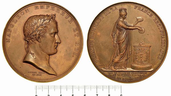 PACE DI SCHOENBRUNN. LA CITT DI STRASBURGO RICONOSCENTE. Medaglia in bronzo 1809, Strasburgo.  - Asta Numismatica  - Associazione Nazionale - Case d'Asta italiane