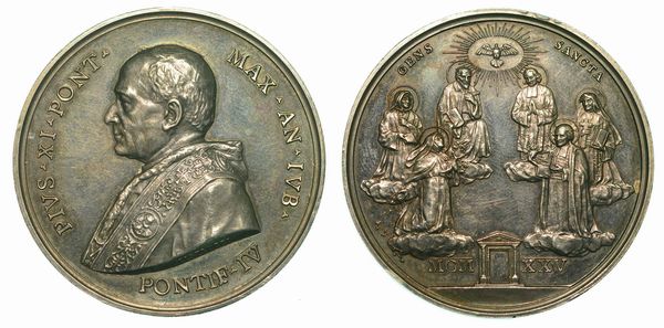 VATICANO. PIO XI, 1922-1939. Medaglia straordinaria Anno Giubilare MCMXXV.  - Asta Numismatica  - Associazione Nazionale - Case d'Asta italiane