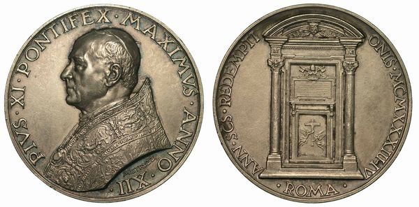 VATICANO. PIO XI, 1922-1939. Medaglia annuale A. XII.  - Asta Numismatica  - Associazione Nazionale - Case d'Asta italiane