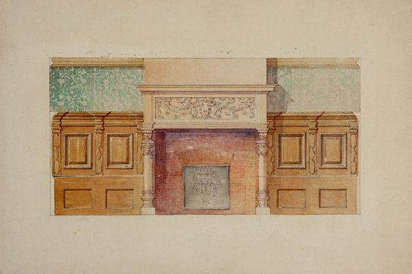 ADOLFO DE CAROLIS : Studio d'interno.  - Asta Stampe, disegni e dipinti antichi, moderni e contemporanei - Associazione Nazionale - Case d'Asta italiane