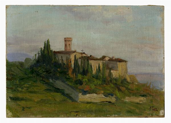 Luigi Gioli : La Toscana.  - Asta Stampe, disegni e dipinti antichi, moderni e contemporanei - Associazione Nazionale - Case d'Asta italiane