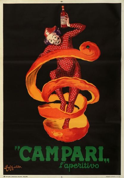 LEONETTO CAPPIELLO : Campari.  - Asta Stampe, disegni e dipinti antichi, moderni e contemporanei - Associazione Nazionale - Case d'Asta italiane