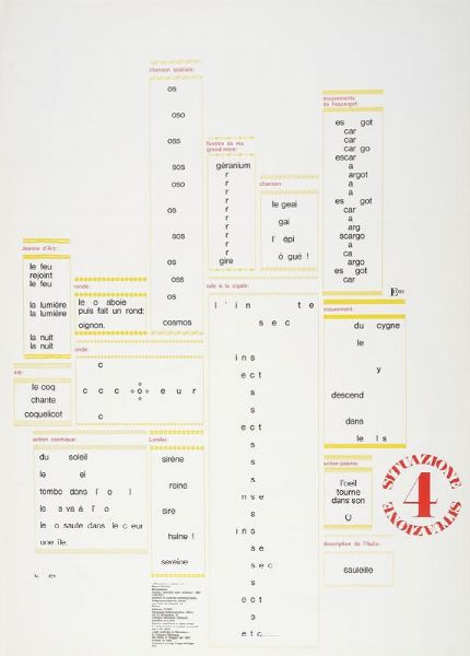 Lotto composto di 2 manifesti di parole libere.  - Asta Stampe, disegni e dipinti antichi, moderni e contemporanei - Associazione Nazionale - Case d'Asta italiane