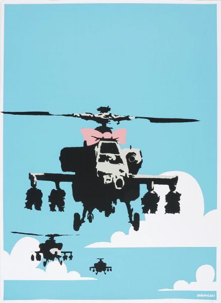 Helicopter.  - Asta Stampe, disegni e dipinti antichi, moderni e contemporanei - Associazione Nazionale - Case d'Asta italiane