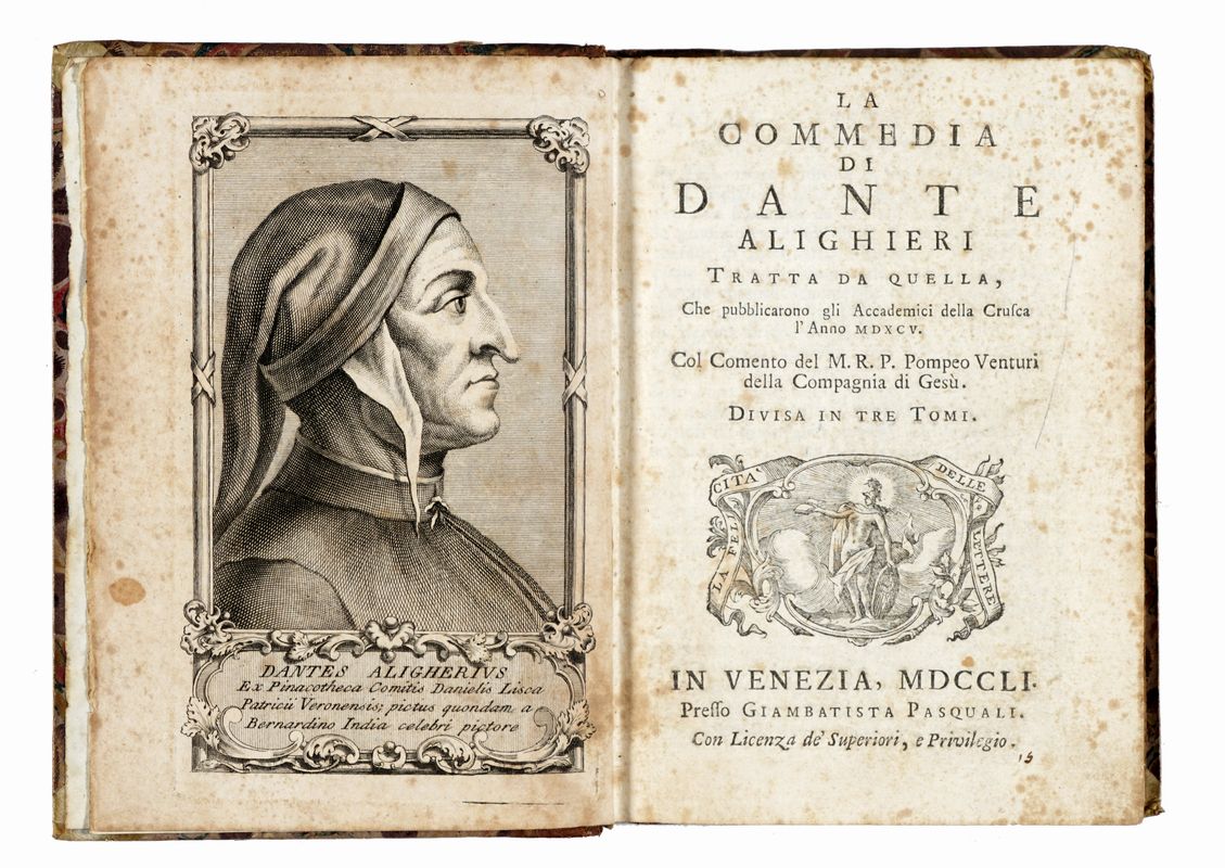 DANTE ALIGHIERI La commedia tratta da quella che