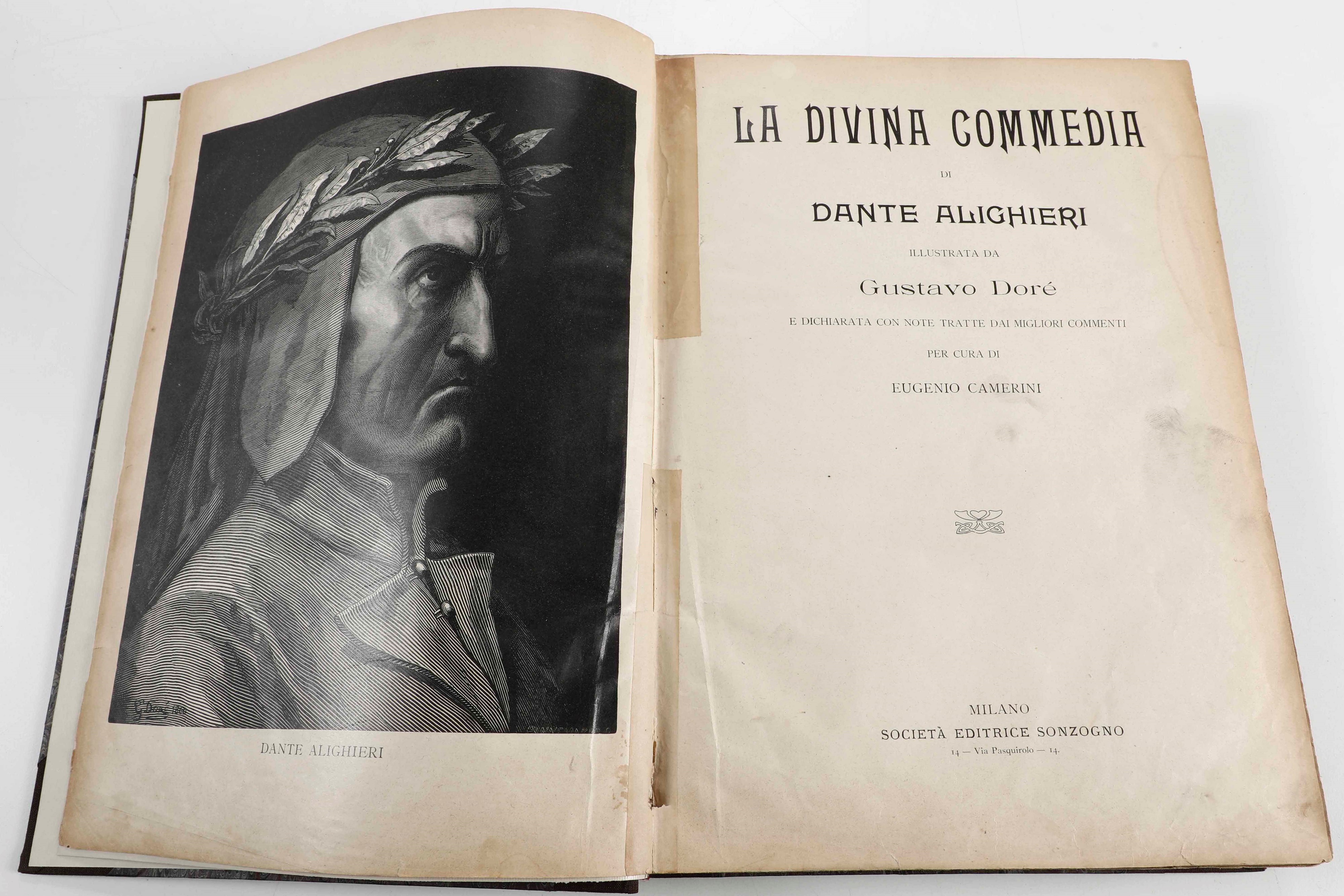 DANTE ALIGHIERI La Divina Commedia Illustrata da Gustavo Dor