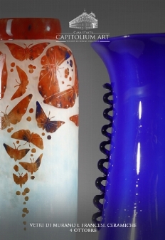 Asta 376 | VETRI DI MURANO E DEL XX SECOLO E CERAMICHE - VETRI DI MURANO E FRANCESI, CERAMICHE Virtuale